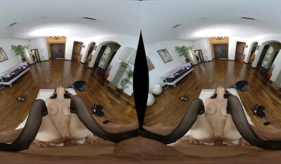 Big boobed MILF anal fucked in VR POV