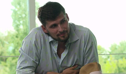 Exotic brunette babe wants his cock deep in her wet pussy