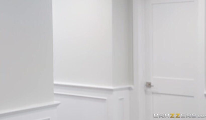 Big tit brunette Abigail Mac gets rammed by big dick