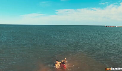 Blonde lifeguard Blondie Fesser gets fucked in the hotel room