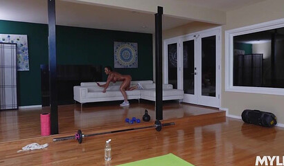 Mature slut with big tits Aubrey Black gets banged by younger guy