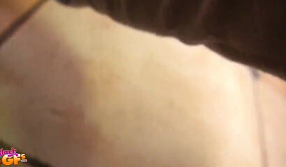 Ebony with huge ass Lessy Devoe riding big white rod