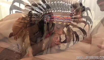 MILF with perfect big tits Ariella Ferrera takes stiff dong in her wet pussy