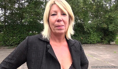 Mature hooker with big tits gets fucked by random dude