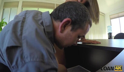 Cute chick with hot ass Liza gets nailed in the office