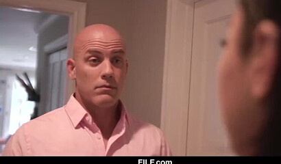 Asian brunette Honey Gold screams while guy drills and rubs her twat