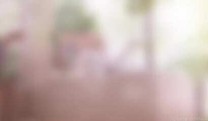 Gorgeous brunette and petite girl Megan Rain takes massive black schlong