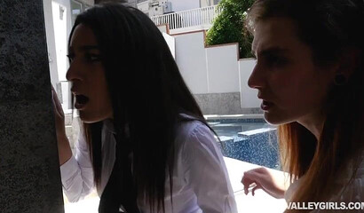 Brunette black girl Chanell Heart gets pleasured by big white D