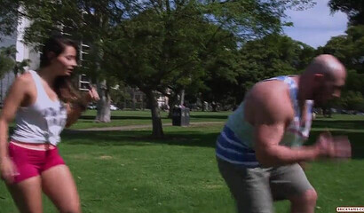 Cock addicted brunette bitch with perfect boobs gets wrecked