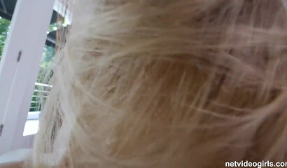 POV banging with blonde lusty MILF with big boobies