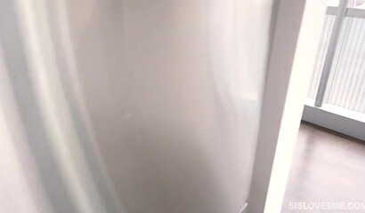 Horny girl with rounded ass Chloe riding rock hard shaft POV