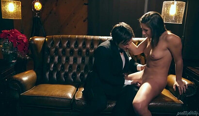 Bubble butt brunette Bella Danger gets throat and pussy fucked