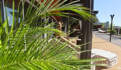 Blonde PAWG AJ Apple Gate teasing with her perfect booty