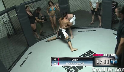 Blonde with big tits Sophie Dee gets rammed in the locker room