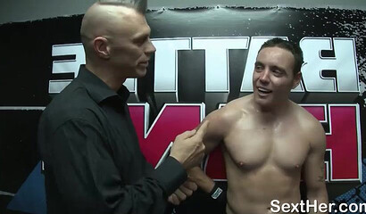 Blonde with big tits Sophie Dee gets rammed in the locker room