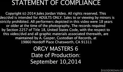 Busty white sluts in hardcore interracial anal orgy