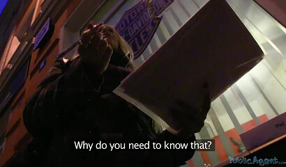 Amateur blonde with big tits Angel Wicky gets ass fucked