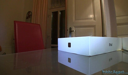 Amateur blonde with big tits Angel Wicky gets ass fucked