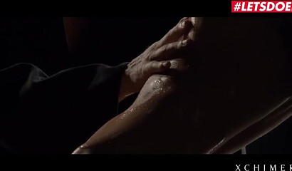 Erotic oiled sex with superb brunette babe Lauren Crist