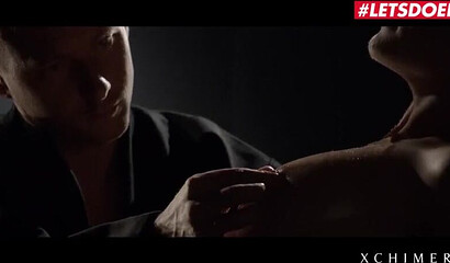 Erotic oiled sex with superb brunette babe Lauren Crist