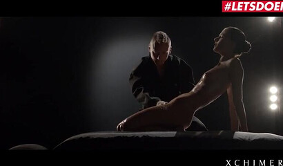 Erotic oiled sex with superb brunette babe Lauren Crist