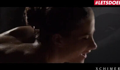 Erotic oiled sex with superb brunette babe Lauren Crist