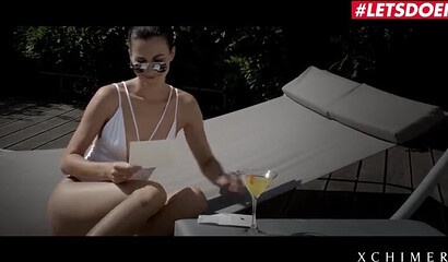 Erotic oiled sex with superb brunette babe Lauren Crist