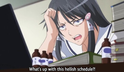 Japanese Hentai porn with horny schoolgirl and MIFLs