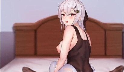 Compilation of hentai girl with huge boobs and bubble butt