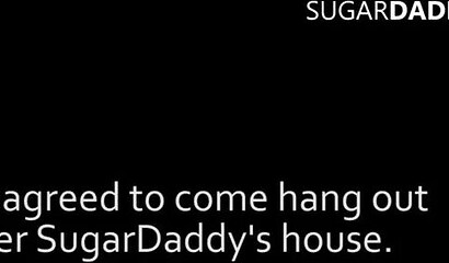 Brunette cutie with big hot ass fucks with an older guy