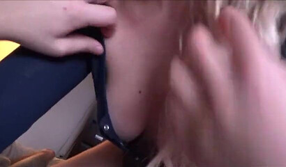 Gorgeous blonde stepsister Jazmin Grey gets doggystyle banged by horny bro