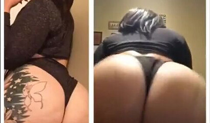 Compilation of amateur big ass butts twerking and bouncing on camera
