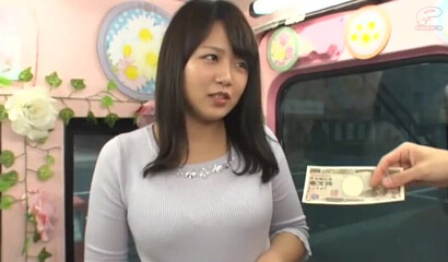 Busty Japanese mom rides cock with her hairy pussy