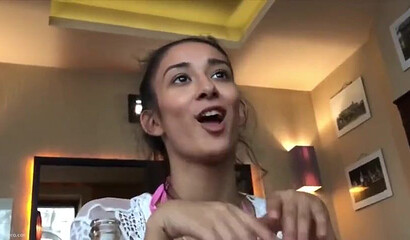 Cute teen with big tits Darcia Lee gets fucked in a hotel room