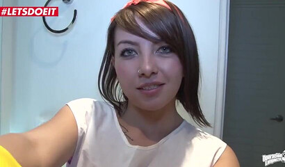 Latina maid gets seduces and fucked in a hotel room