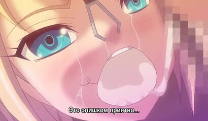 Big boobed hentai blonde gets gangbanged by a bunch of horny dudes