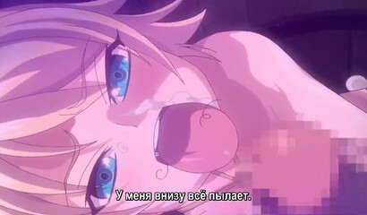 Big boobed hentai blonde gets gangbanged by a bunch of horny dudes