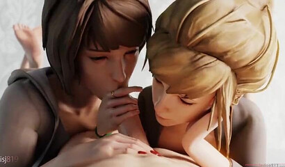 Compilation of animated big titted bitches sucking on long pricks