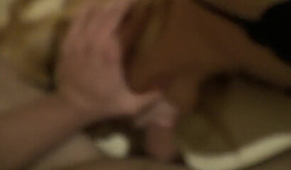 Tied up blonde stepsister enjoys some pussy pleasuring in POV