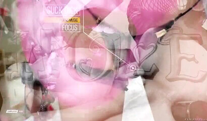 Black haired hottie with big tits riding stiff boner with pleasure