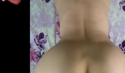 Amateur stepsister with amazing big tits and wonderful ass banged in POV