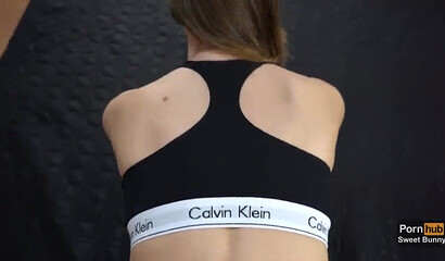 Beautiful brunette GF sucks my cock and gives me her muff POV