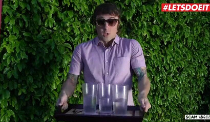 Slutty girls Katrina Jade and Kenzie Madison enjoying hardcore three way sex