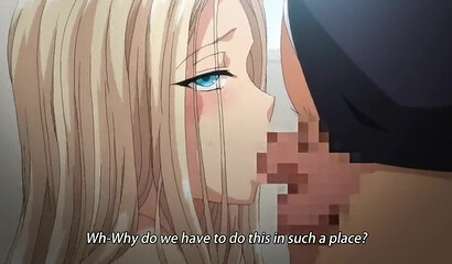 Blonde hentai girl feels every inch of that stiff knob