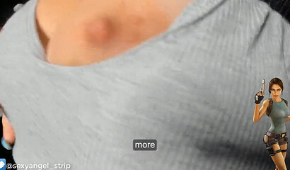 Bombastic lady Emanuelly Raquel teases with her big tits on webcam