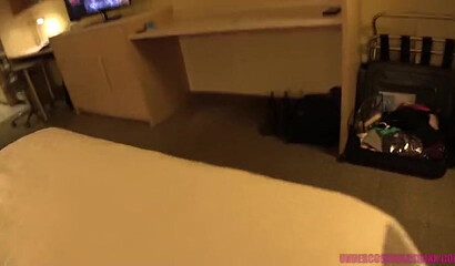 Naughty tattooed teen with big jugs Nyx Baltimore satisfies dick in a hotel