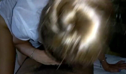 Young blonde mom cheating her husband in interracial slamming