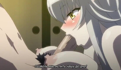 Busty hentai slut feels massive dong deep in her wet cunt