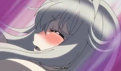 Busty hentai slut feels massive dong deep in her wet cunt