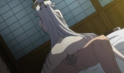 Busty hentai slut feels massive dong deep in her wet cunt